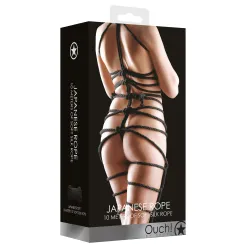 Ouch! Corde pour Bondage Noire 10m